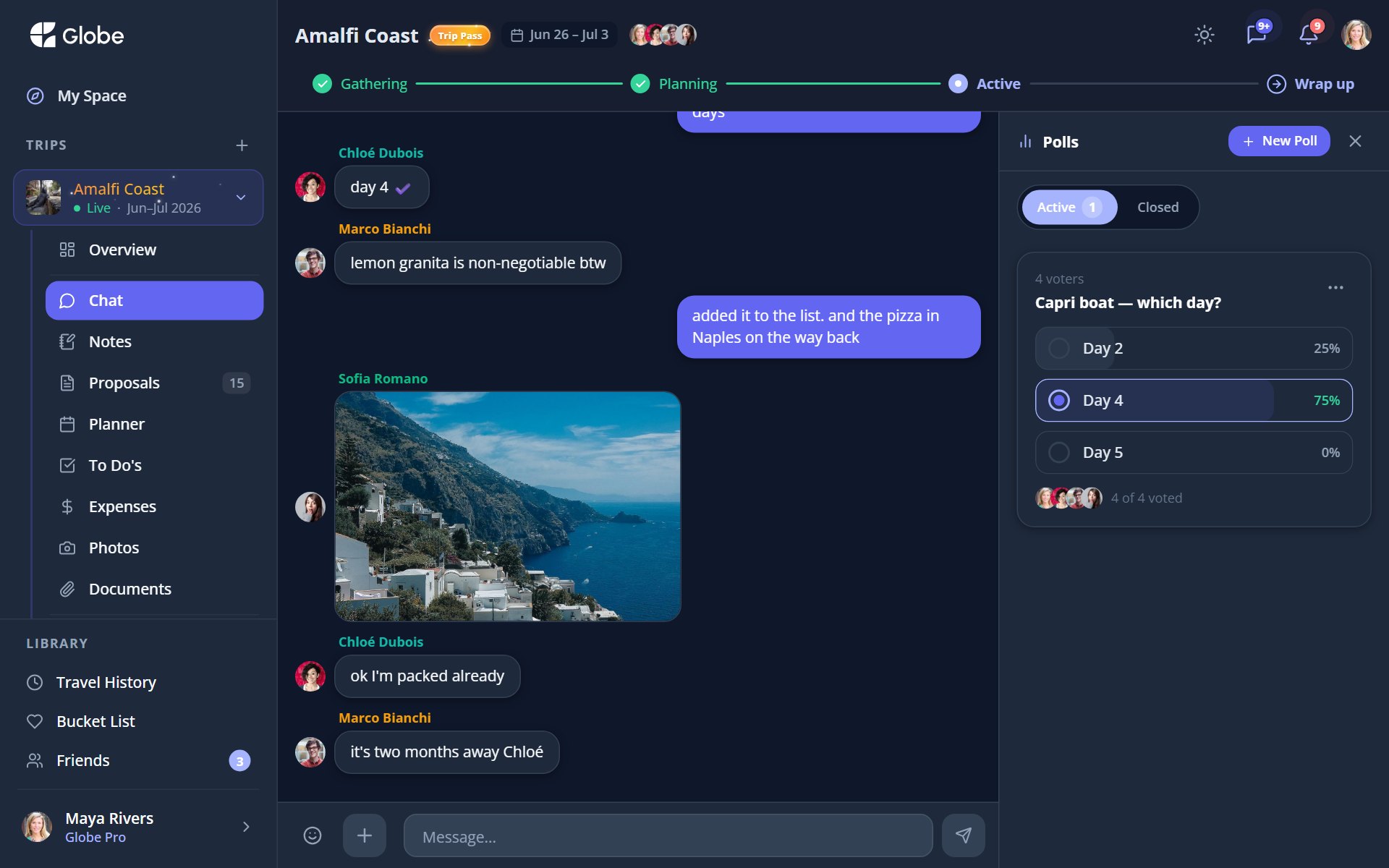 The group chat