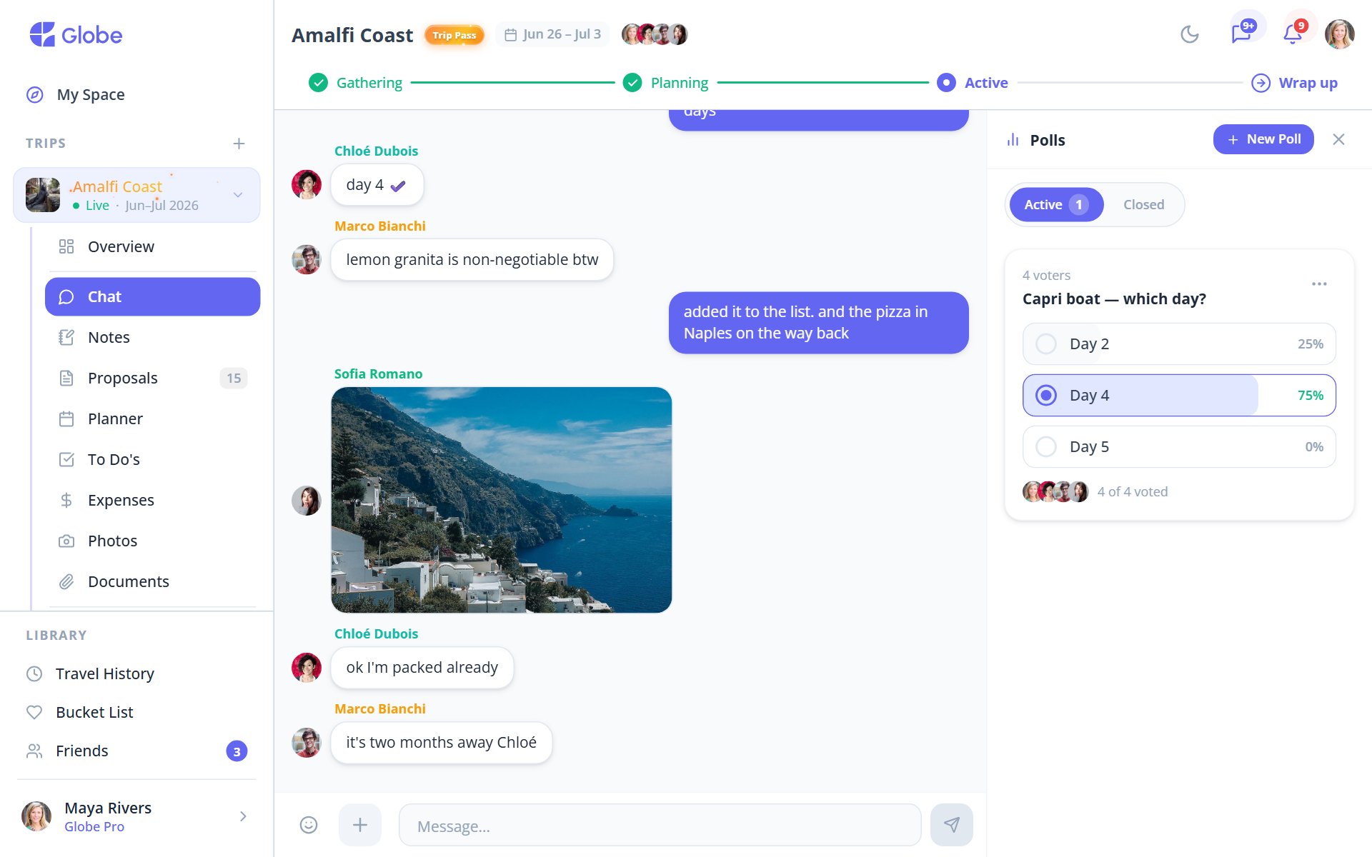The group chat